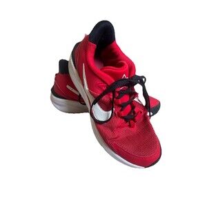 Nike Boy's Star Runner Athletic Shoes Red White Youth Size 5.5Y